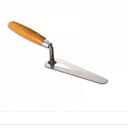 Joint trowel-wooden handle-stanless (кельма язычковая, нержавеющая сталь) 16 см