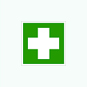 Наклейка «Аптечка первой медицинской помощи» EKF PROxima