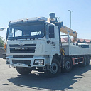 Бортовая с кран-манипулятором Shacman F3000 8x4 - 16 т