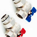 Шаровой кран с полусгоном угловой Tiemme