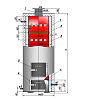 Котел водогрейный твердотопливный КВТШ- N