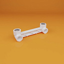 Двойной отвод с настенным креплением В/Р