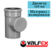 Ревизия с крышкой D110 мм (25) VALFEX