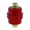 Колодка клеммная (16мм.) 30А полистирол белая (10шт.) EKF  