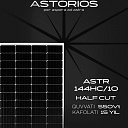 Cолнечные панели ASTORIOS Half Cut ASTR 144HC/10, 550Вт