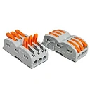 Клемма СМК-223, рычаг, 3*2 отв., 0.08-2.5мм2 PRIME