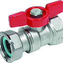 Кран шаровой с накидной гайкой с внутренней резьбой ду 15 giacomini