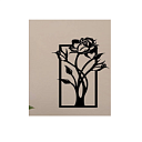 Настенное металлическое панно "Ирис"