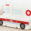 Мягкий детский диван скорая помощь JMS 049