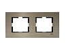 Двойная рамка NOVELA ELX BRONZ 2LI CERC