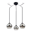Люстра 32486 3xE27 CHROME+BLACK (TEKAVIZE) 159-17598