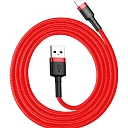 Кабель USB - 2.4 TO LIGHTNING CABLE, 1М - RED