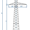 Опоры линий электропередачи П 330-3+5