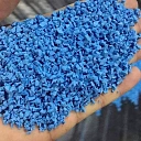 Напольное покрытие из резиновой крошки (синее)