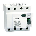 УЗО VTR4-4030 RCCB 4P 40A 30mA (VIKO) 