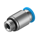 Пневмофитинг с наружной резьбой 1/4" и трубкой 10 мм