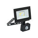 Прожектор СДО 06-20Д светодиодный черный с ДД IP54 6500 K IEK