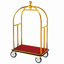 Тележка для багажа (золотистая)