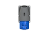 Розетка 232RS6, монтаж на поверх, 200-250V, 32А, 2P+E, термопласт, IP44, синяя