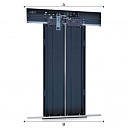 Двери кабины лифта центрального открывания 700*2000 мм