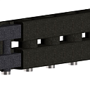 Гидроколлектор с термоизоляцией (4+1) Боковые 32мм Нижние 25мм GIDRUSS BM-80-5D.EPP