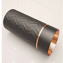 Алюминиевый точечный светильник GU10 Downlight TK-108, песочный черный+золото (TEKLED), артикул 143-03548