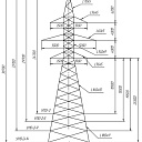 Металлические опоры лэп У110 - 2т +5