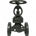 Запорный клапан стальной ручной J41H-16С-150 DN-150 РУ-16