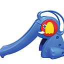 Детская горка «Слоник»