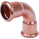 Отвод медный 28х90° пресс sanha