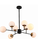 Люстра STILNOVO BLACK 900xH800MM 8xE27 40Вт 159-17322