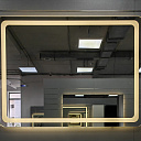 Умное зеркало, черное 03, 60х80 см