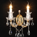 Бра 5131-2W 2xE14 CRYSTAL GOLD METAL TEKAVIZE 6 151-19472