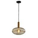 Люстра Chandelier 8552-1C-AM E27 AMBER GLASS (TEKAVIZE) 156-19490