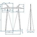 Опоры линий электропередачи ПБ4-IV