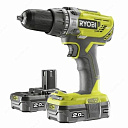 Дрель-шуруповерт ударная аккумуляторная Ryobi R18PD3-220S