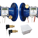 Общедомовый теплосчетчик Ду150 RS-485 + 2 имп. входа, qp=150 м3/ч, 2 датчика давления, 150°C