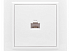 Розетка RJ-45 1-местная СП белая EKF Basic