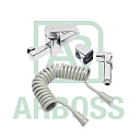 Смеситель с гигиеническим душем для ванны (ZEGOR LEB5-B123)