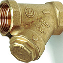 Фильтр латунный сетчатый y-образный с внутренней резьбой ру 30 ду 20 giacomini