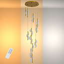 Люстра LED A0043 60Втx12 Gold D500xH1200 CCT Changeable (TEKLED) 159-18134