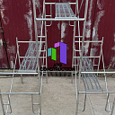 Леса строительные антикоррозийные, с настилом в комплекте