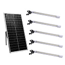 LED cветильник 50Вт ЛД-20 на солнечных пнелях 5ти-комплектный