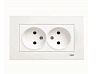Двойная розетка KARRE B-Z IKILI PRIZ 90960055 (VIKO) 