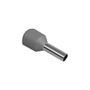 Наконечник-гильза Е4009 4мм2 с изолированным фланцем (серый) ИЭК