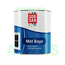 Матовая краска SOB SAN Mat Boya, 4 кг