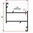 профиль алюминиевый(Z)