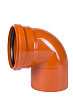 Отвод ПВХ Ду 250х87 OSTENDORF