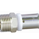 Пресс фитинг S16 x 1/2 M" (уп. 10)