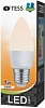 Лампа светодиодная C30 7 Вт "TESS" E27 3000K СВЕЧКА
